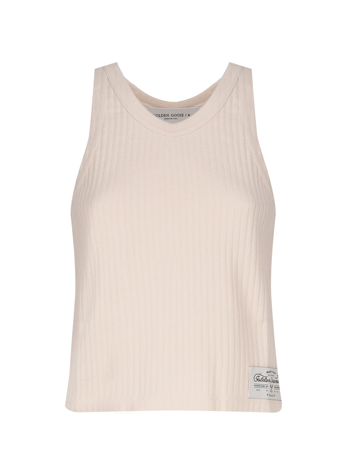 Golden Goose Top Beige Cotton
