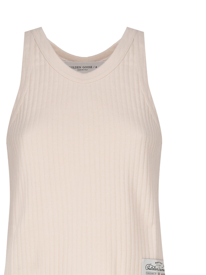 Golden Goose Top Beige Cotton