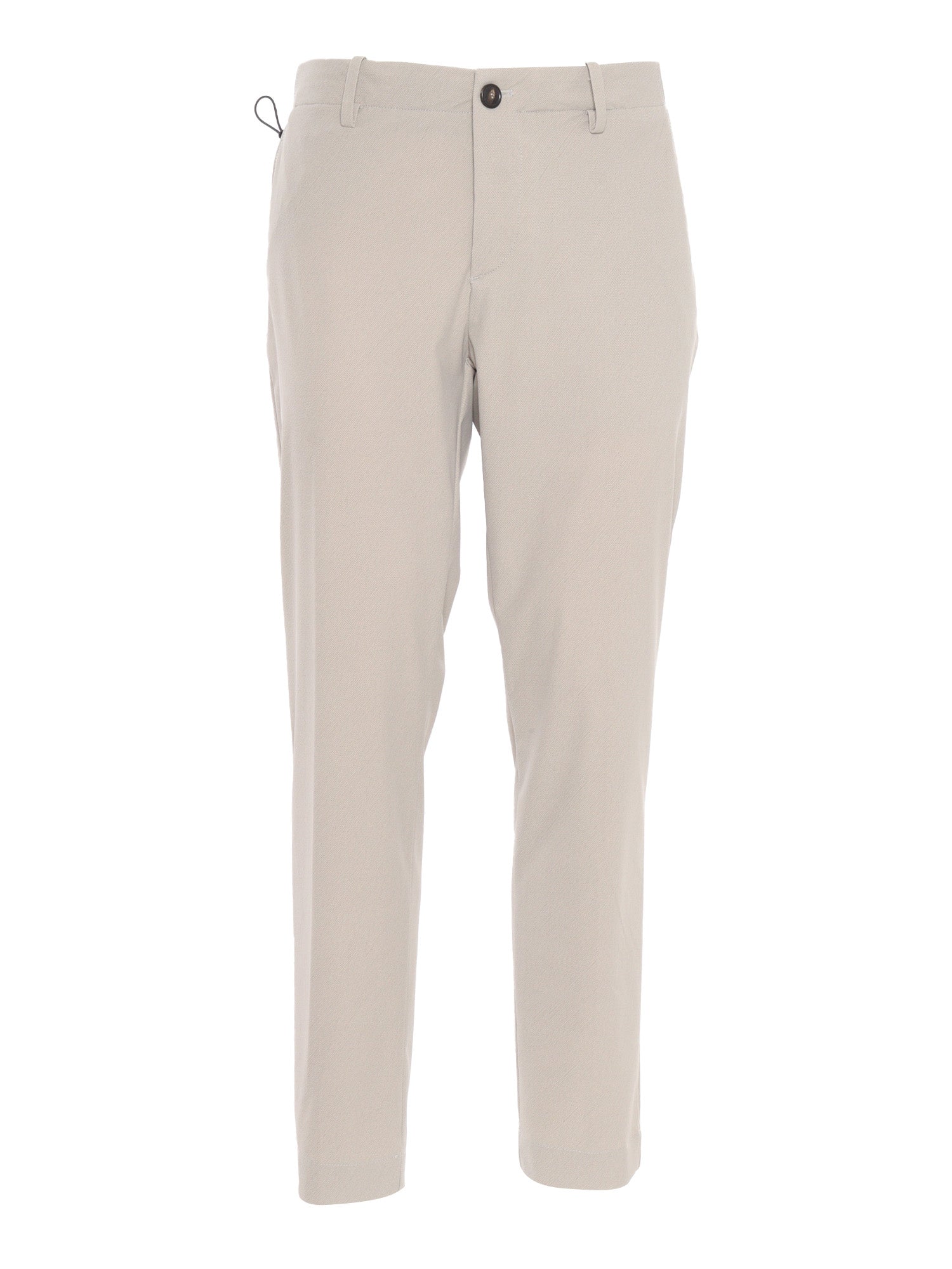 Beige trousers White Polyamide Elastane Pant