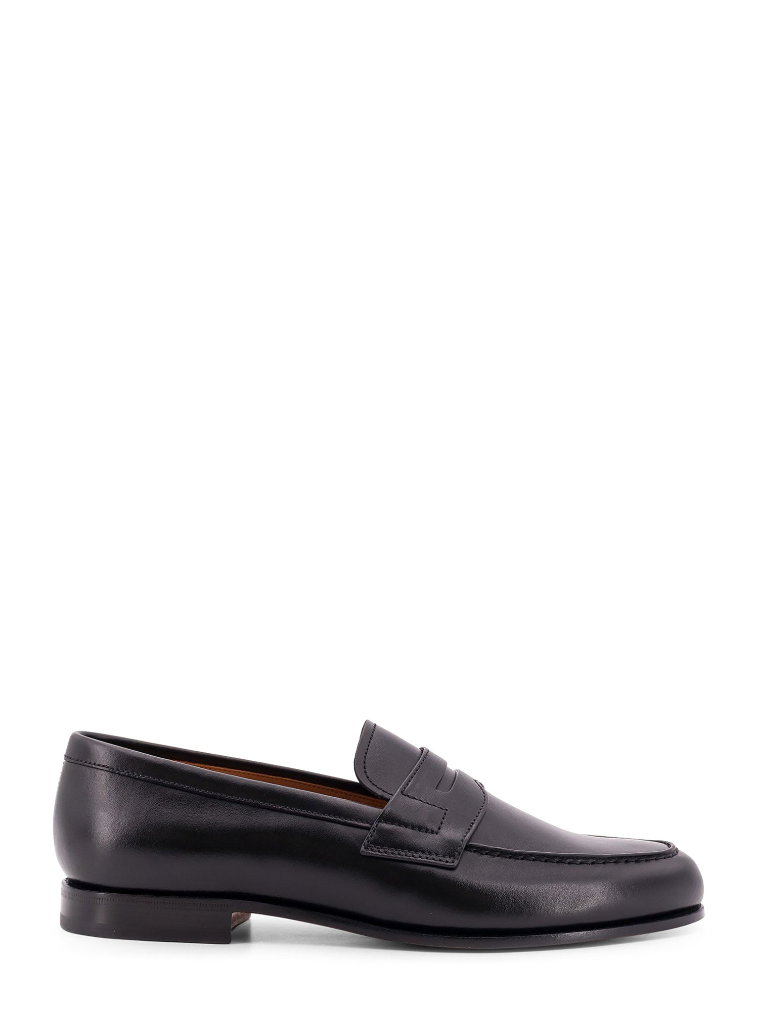 Churchs Flat Shoes Black Pelle