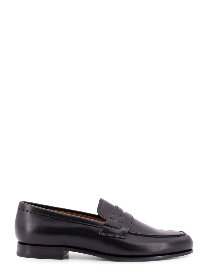 Churchs Flat Shoes Black Pelle