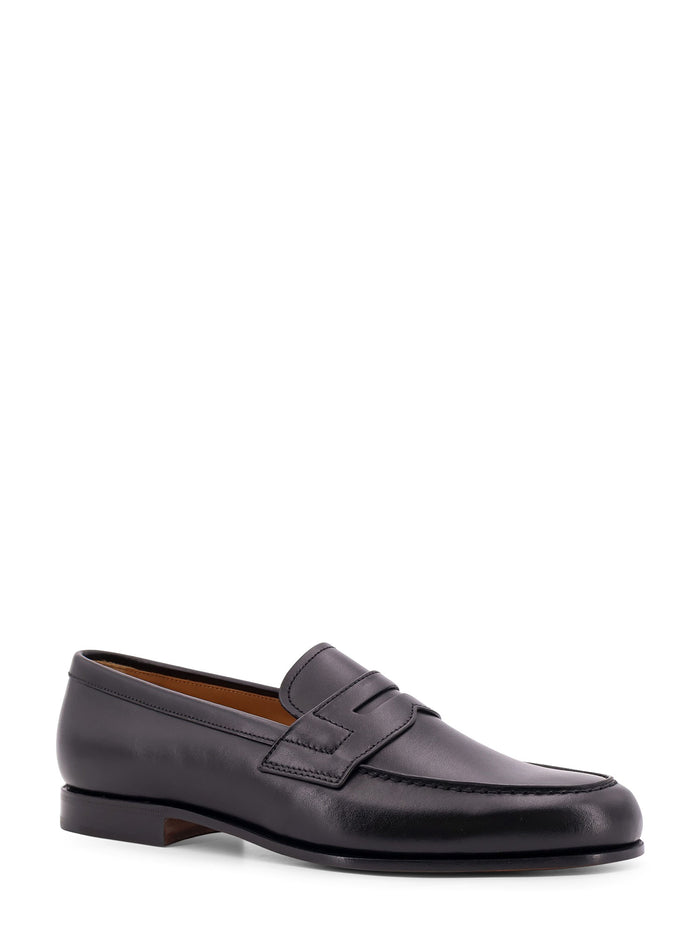 Churchs Flat Shoes Black Pelle