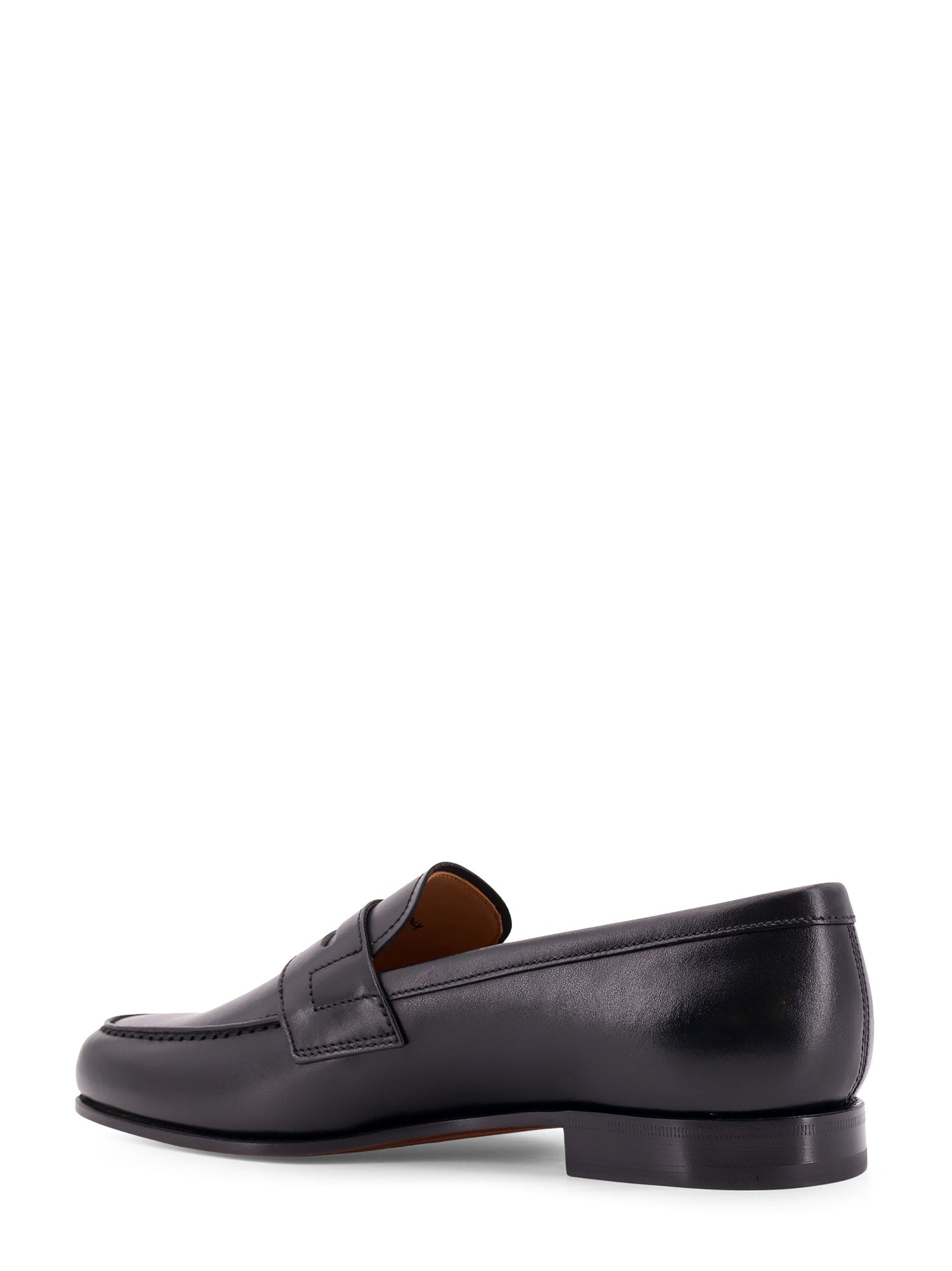 Churchs Flat Shoes Black Pelle
