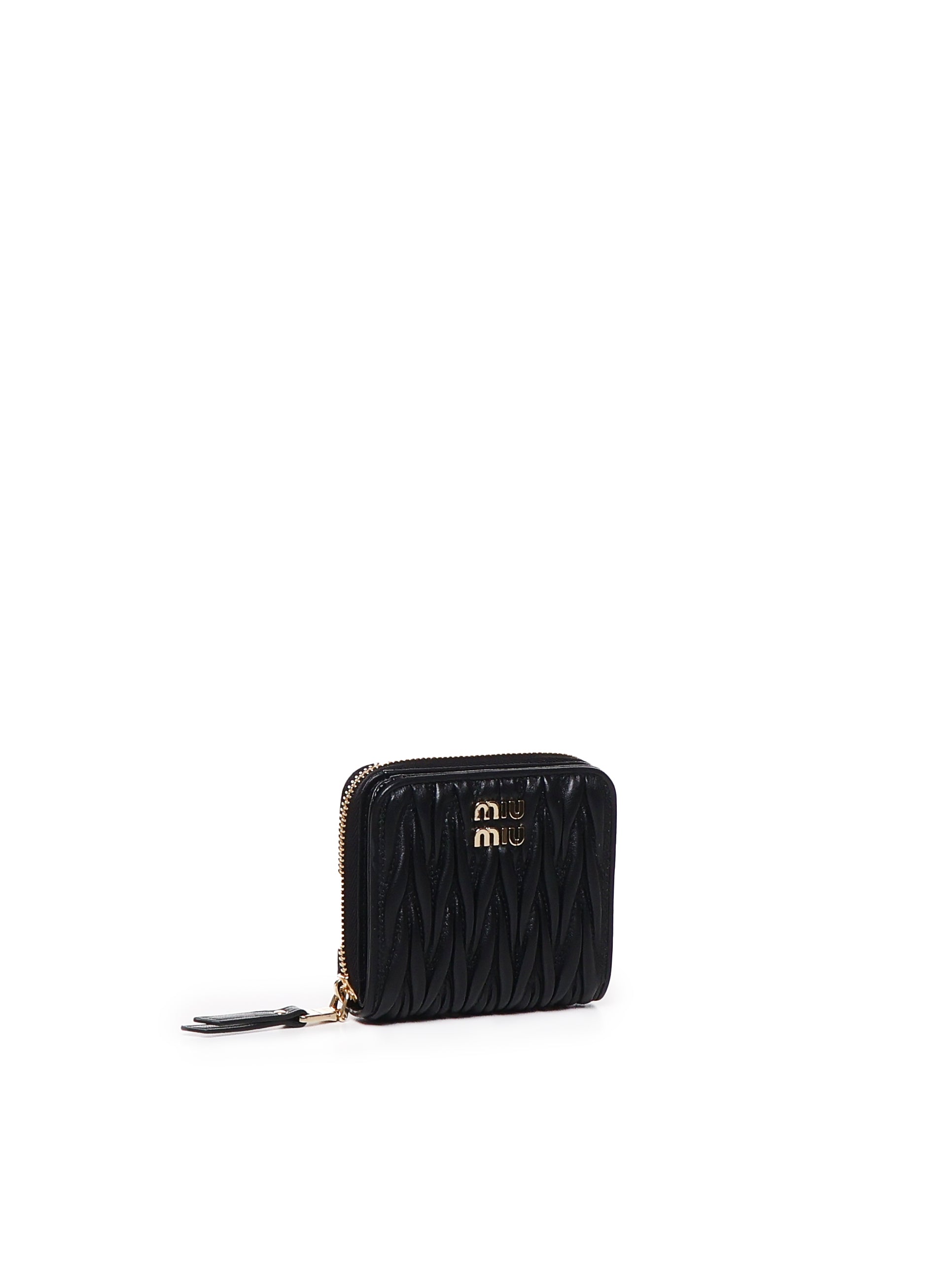 Miu Wallets Black Agnello