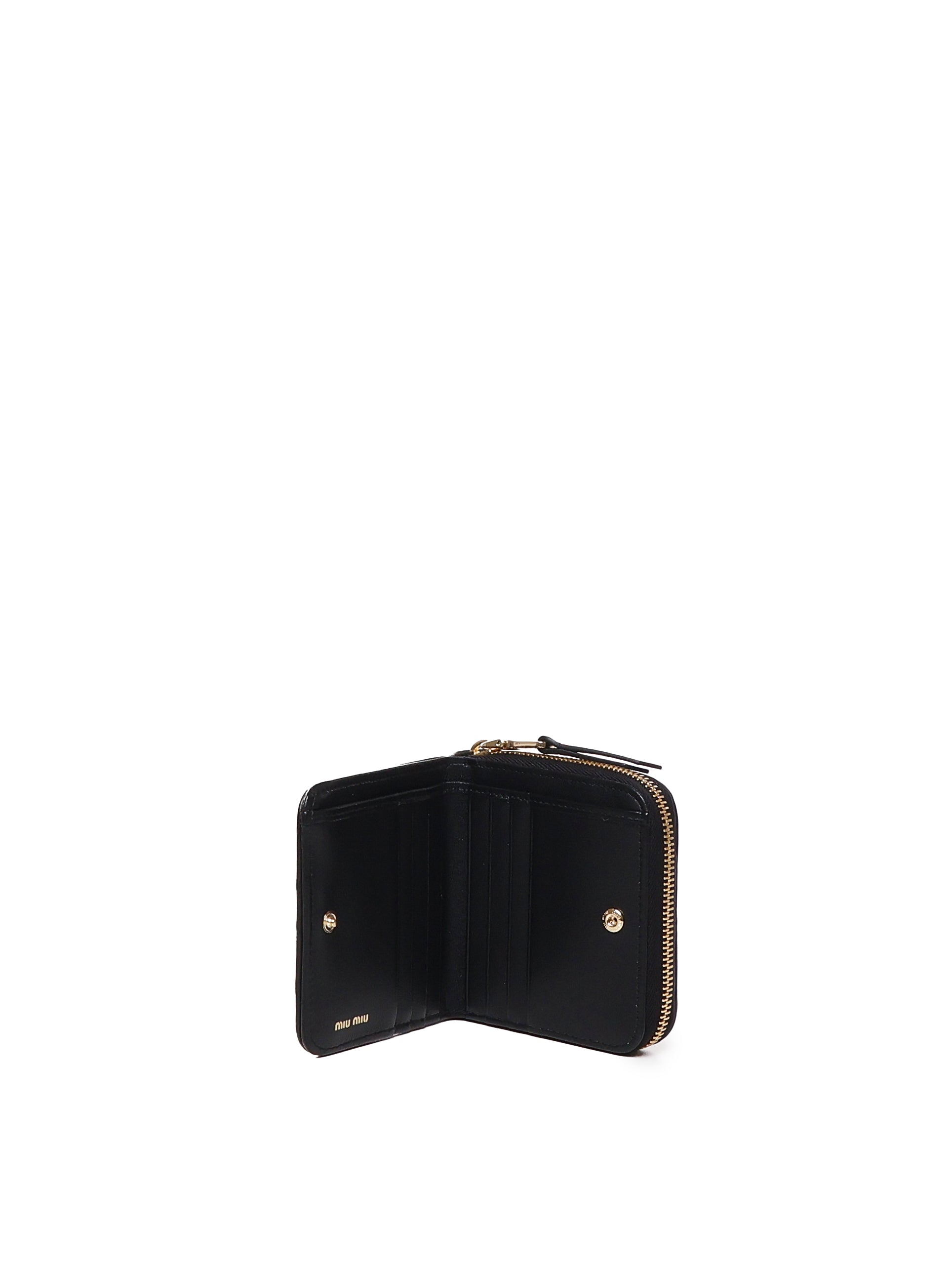 Miu Wallets Black Agnello