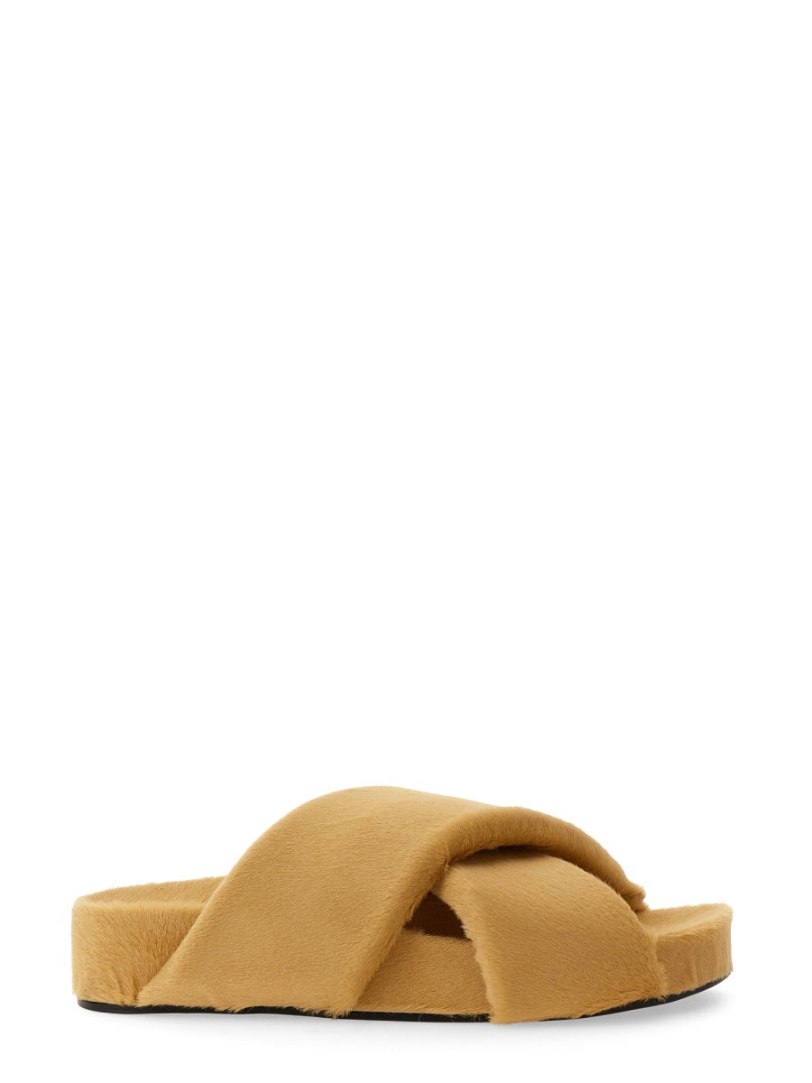 Sandals Crisscross Beige