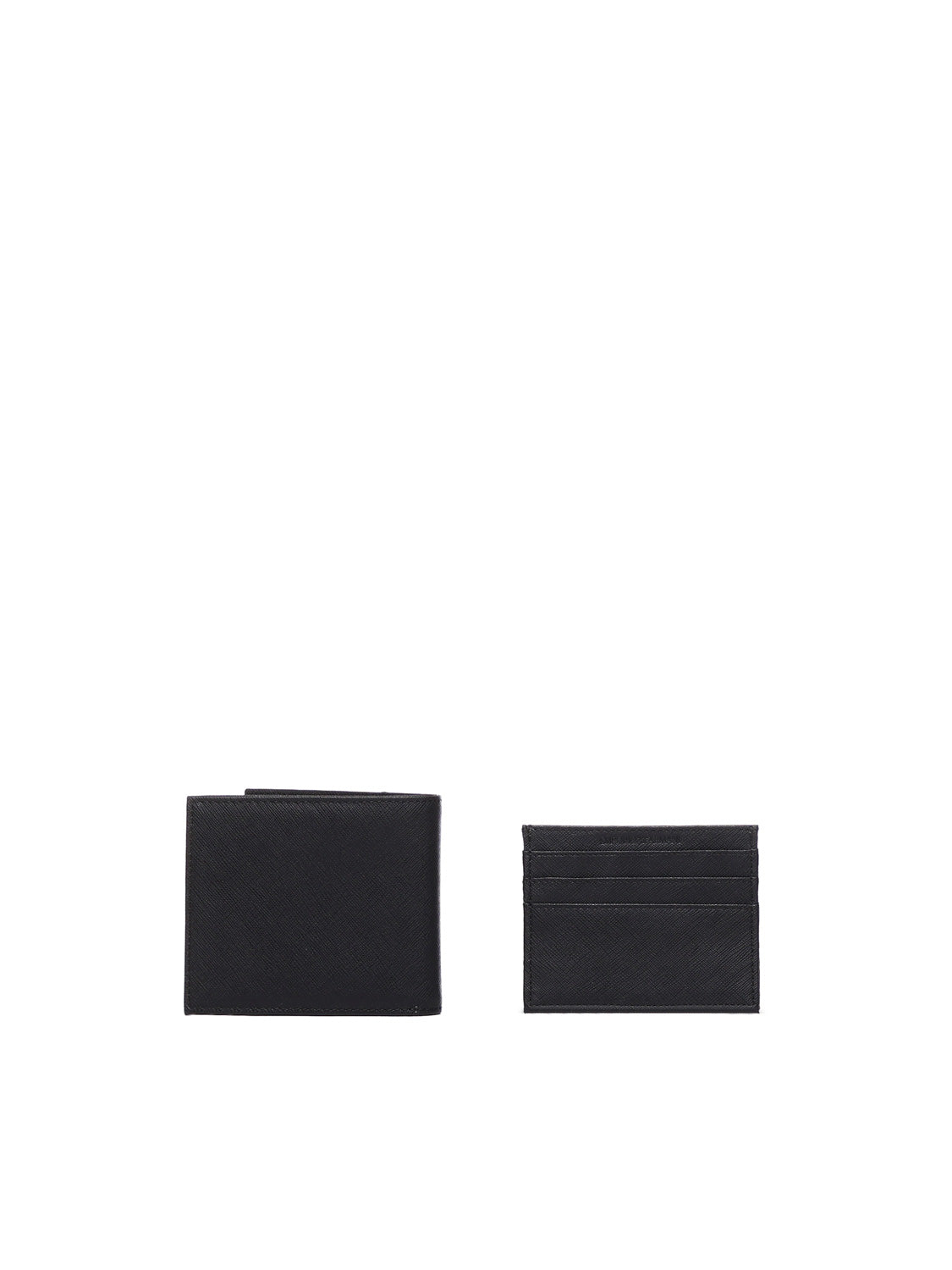 Emporio Armani Wallets Black Leather