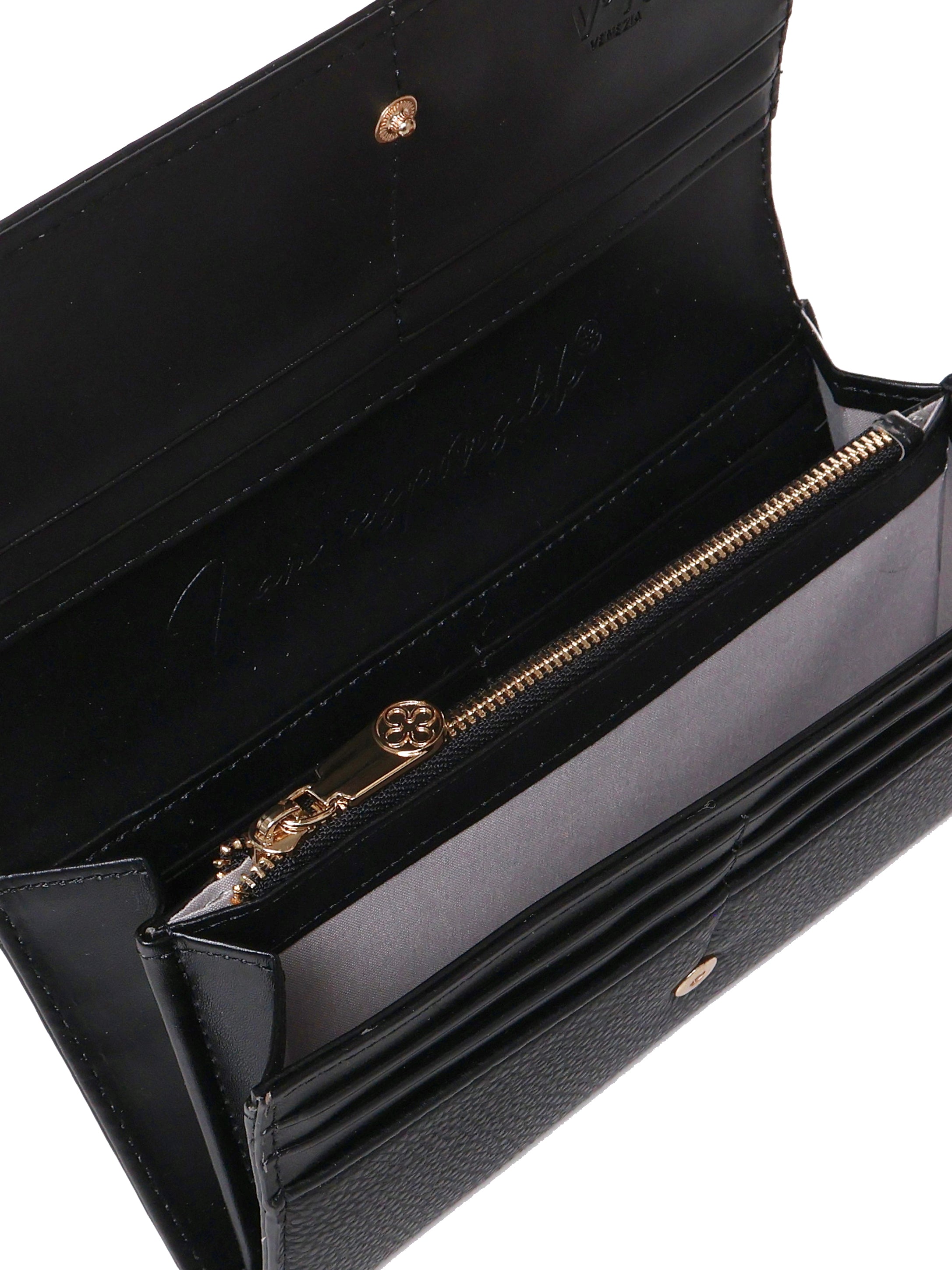 V° 73 Wallets Black Ecoleather