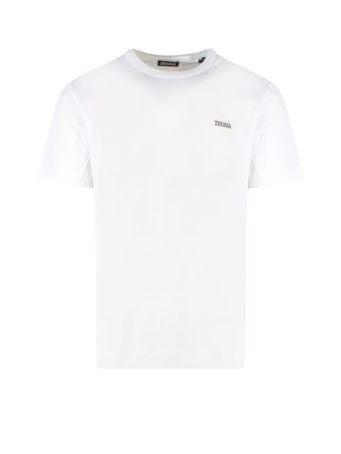 Zegna T-Shirts And Polos White Cotone