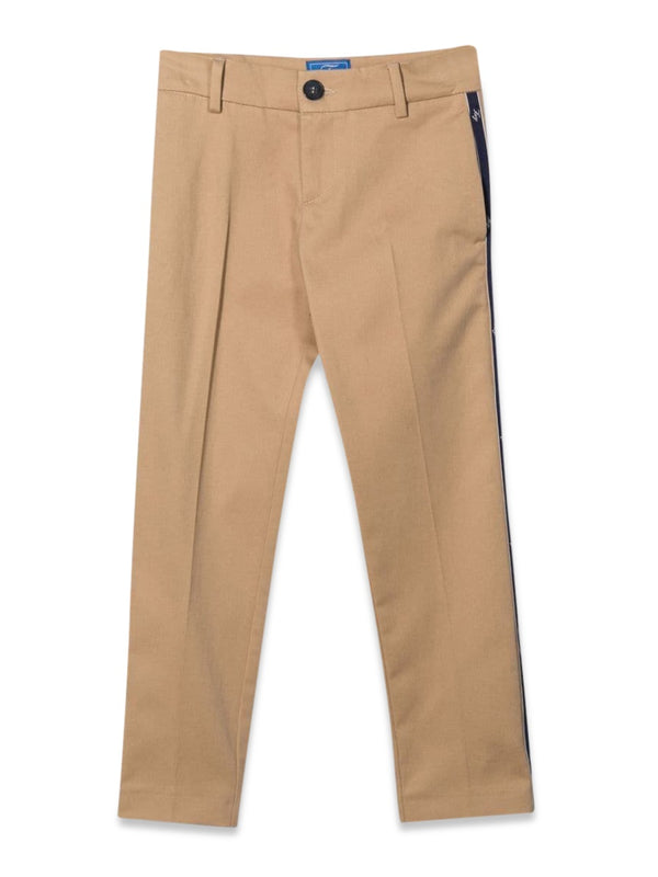 Chino Trouser Brown Cotton - Elastane Trousers