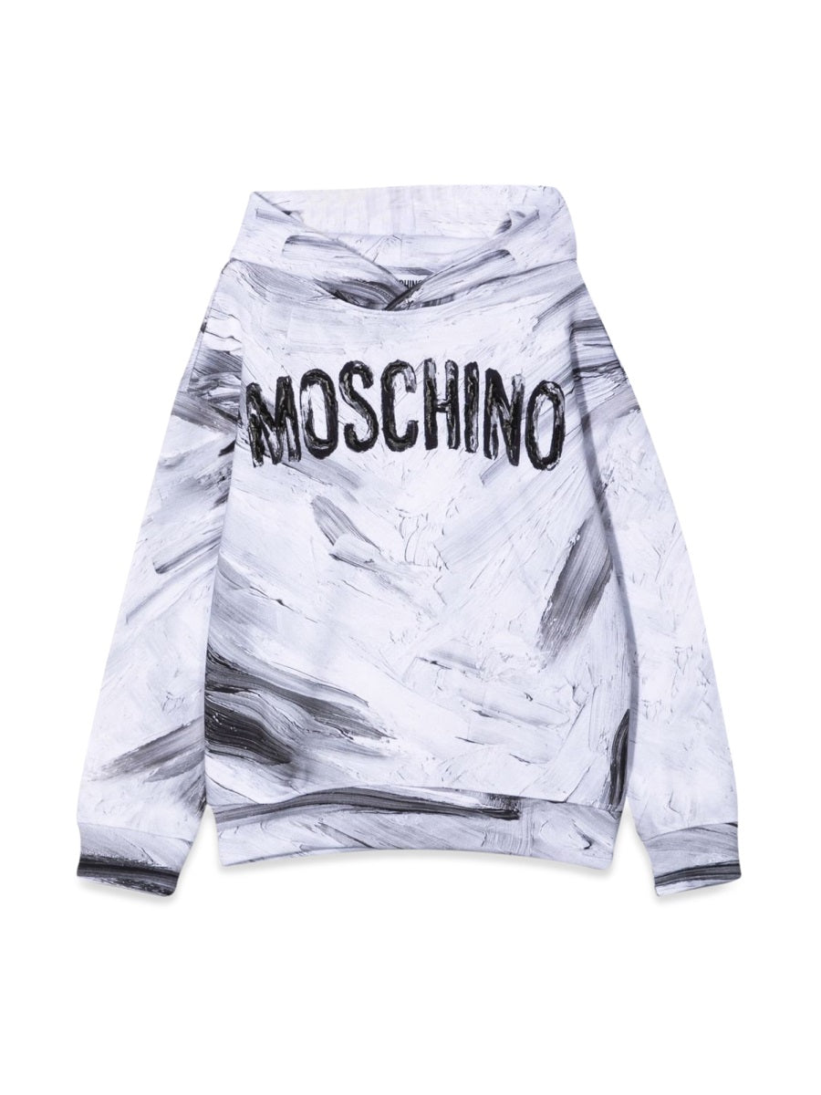 Hooded Sweatshirt White Cotton Sweatshirts