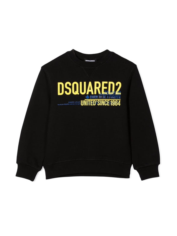 Sweatshirt Relax Black Cotton Sweatshirts