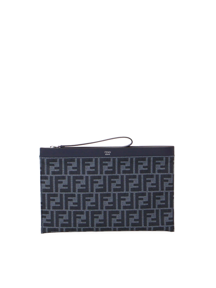 Fendi Bags Denim Blu+midnight+p Pelle