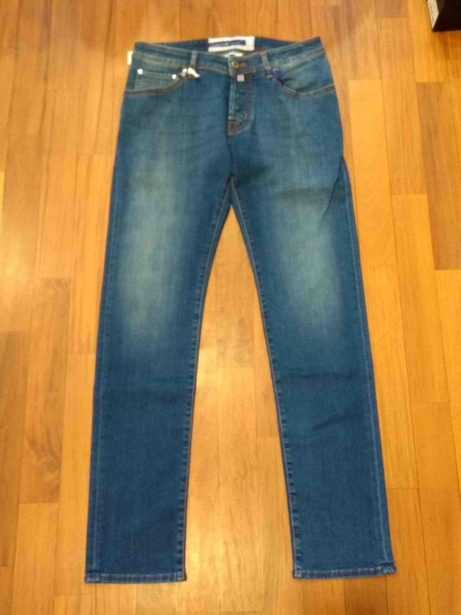 Pant 5 Pkt Super Slim Fit Nick Blue Cotton | Jean