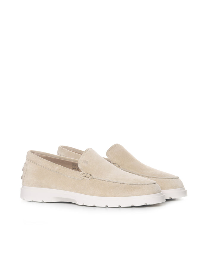 Tods Flat Shoes Beige Calfskin