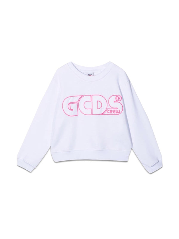Cropped Sweatshirt White Cotton Sweatshirts