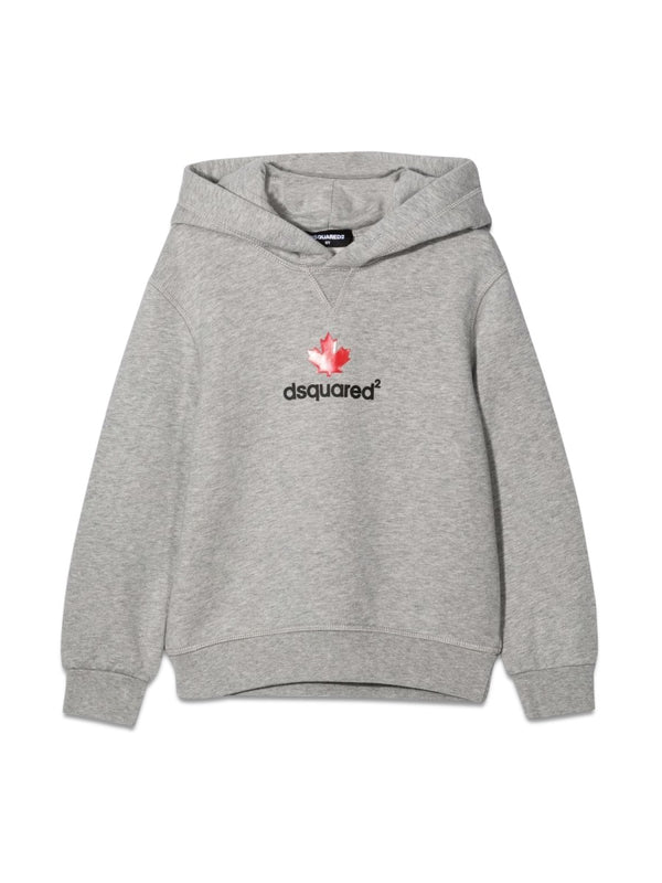 Sweatshirt Relax Felpa Grey Cotton Sweatshirts