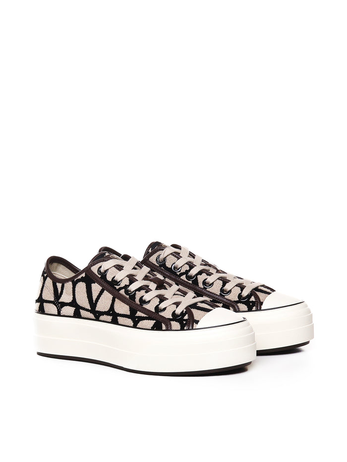 Valentino Garavani Sneakers Naturale-nero/fondant/ivory-fo Coplvi