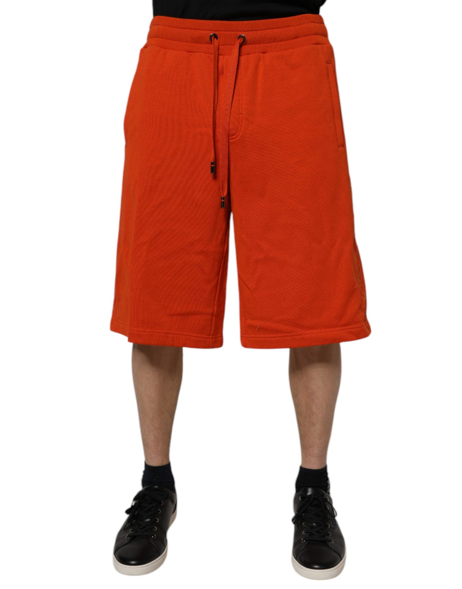 Dolce & Gabbana 89% Cotton 11% Polyester bermuda shorts in red