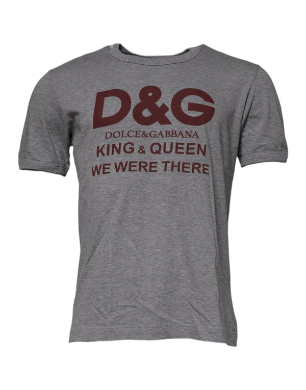 Dolce & Gabbana 100% Cotton t-shirt in gray