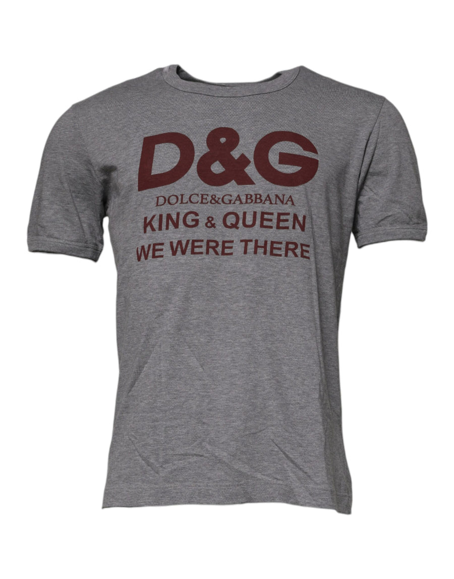 Dolce & Gabbana 100% Cotton t-shirt in gray
