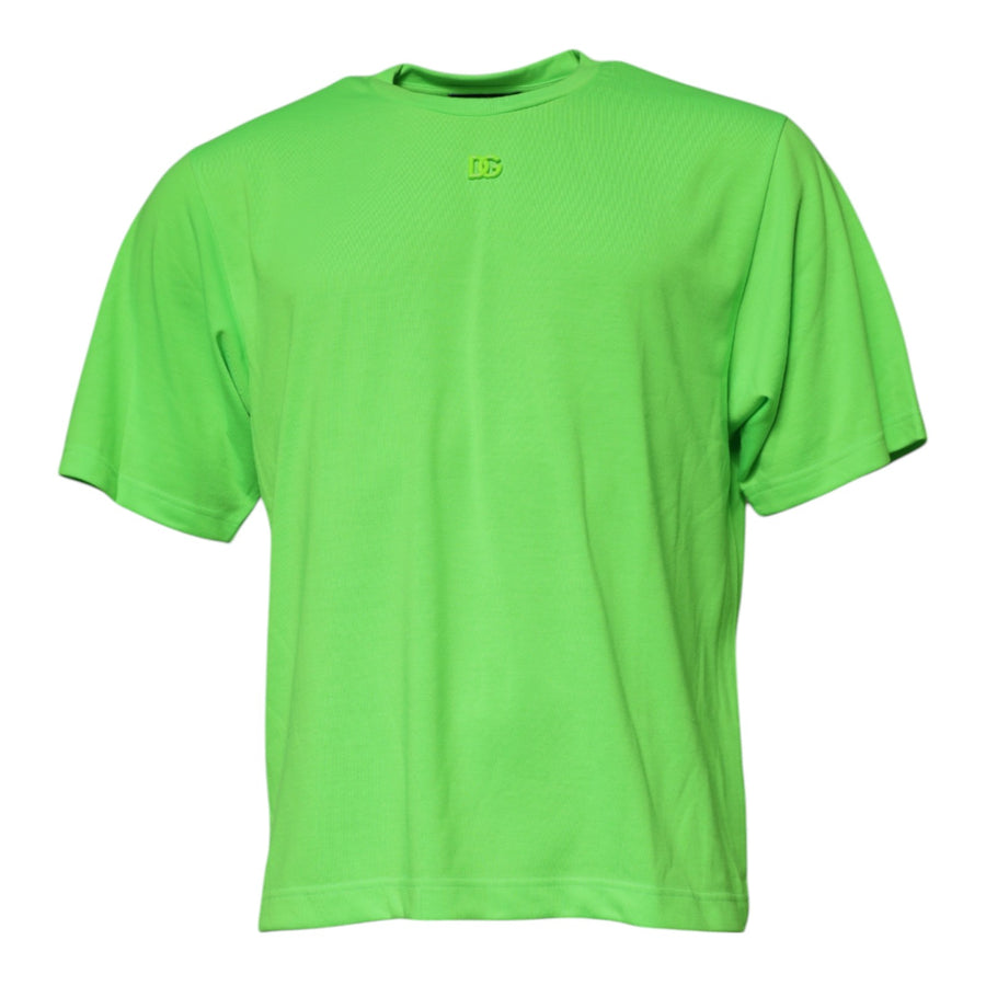Dolce & Gabbana 100% Polyester t-shirt in green