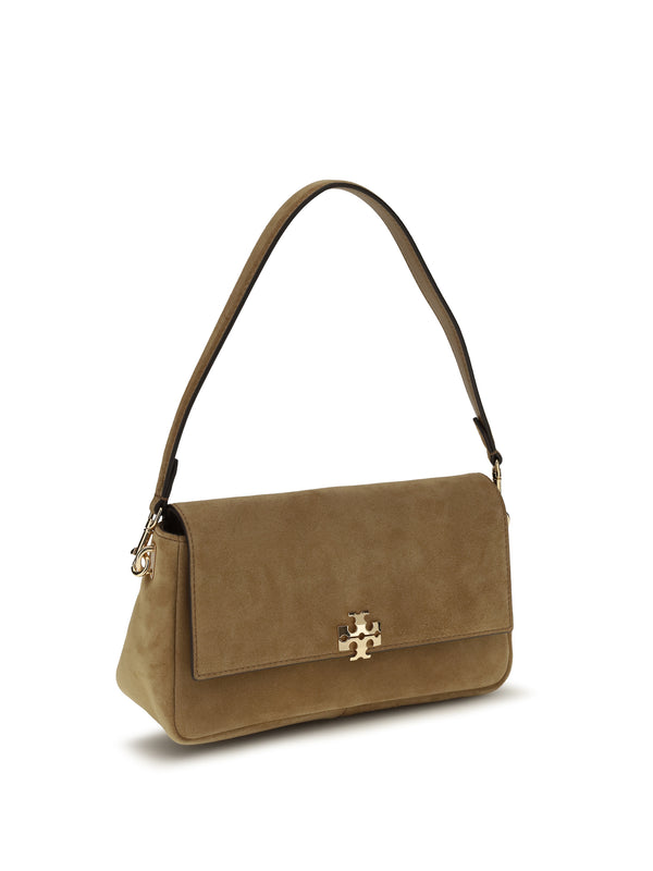 Shoulder Bag Charlie Mini Toffee Suede Chamois Leather