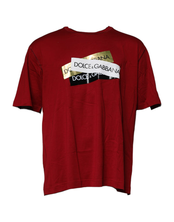 Dolce & Gabbana 100% Cotton t-shirt in red