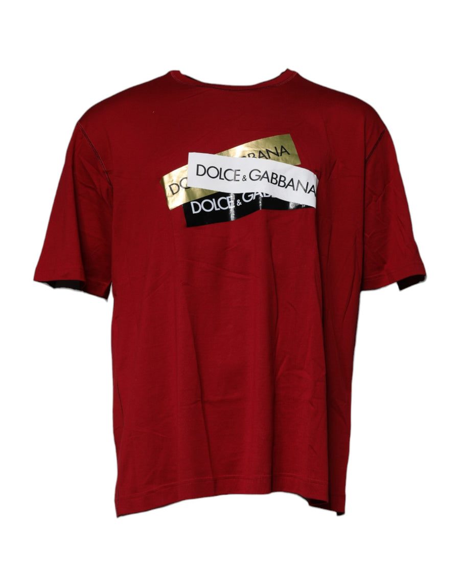 Dolce & Gabbana 100% Cotton t-shirt in red