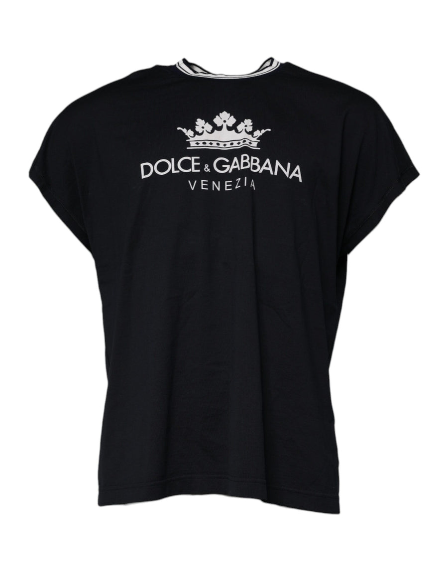 Dolce & Gabbana 100% Cotton t-shirt in black