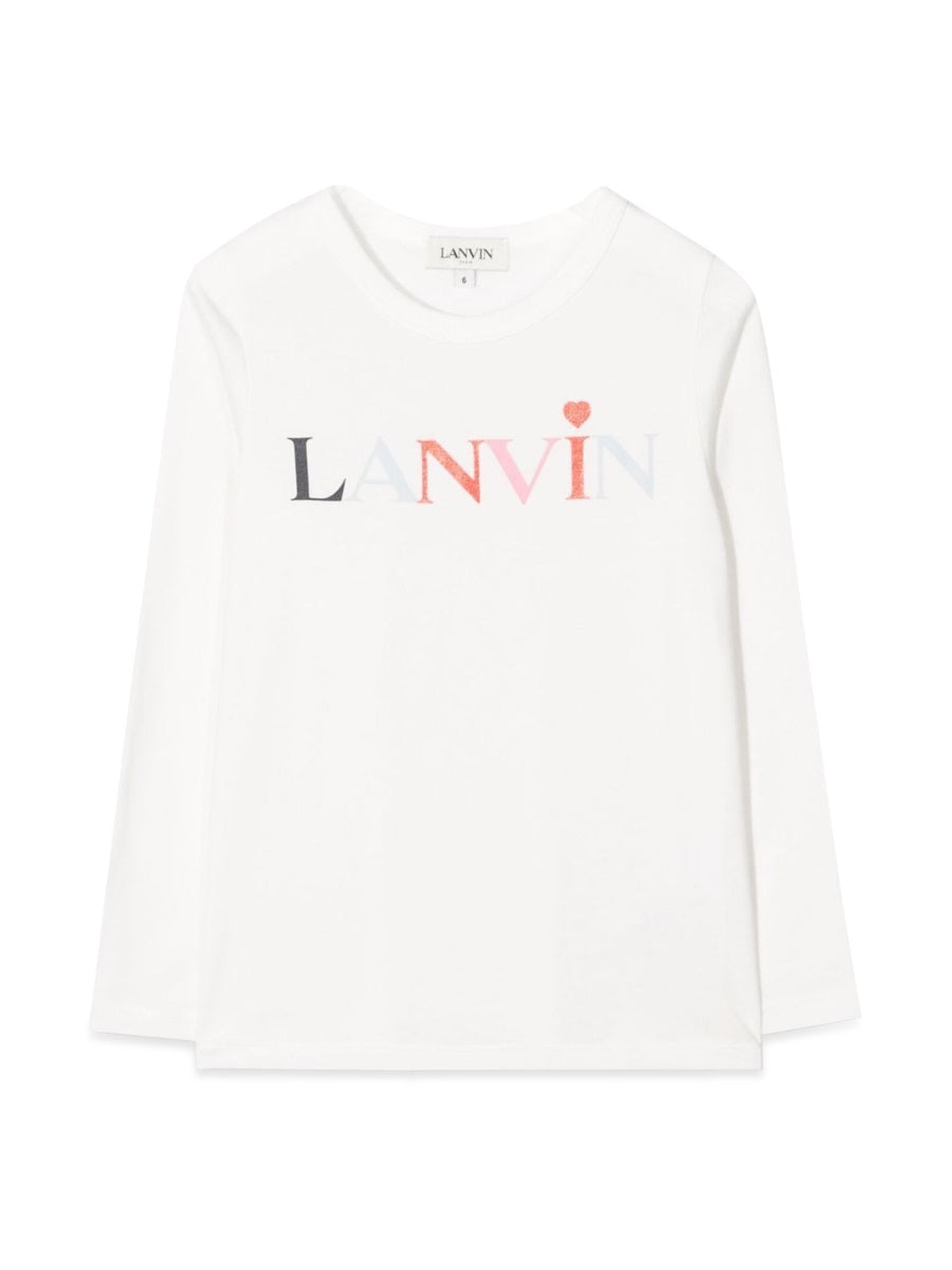 T-Shirt With Logo White Cotton T-shirts