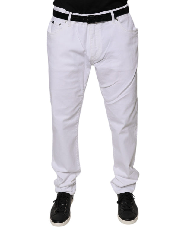 Dolce & Gabbana 98% Cotton jeans in white