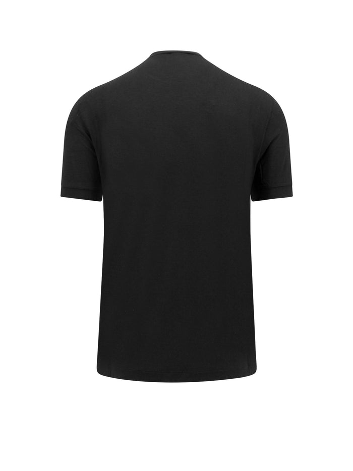 Giorgio Armani T-shirts and Polos Black Viscosa Elastane