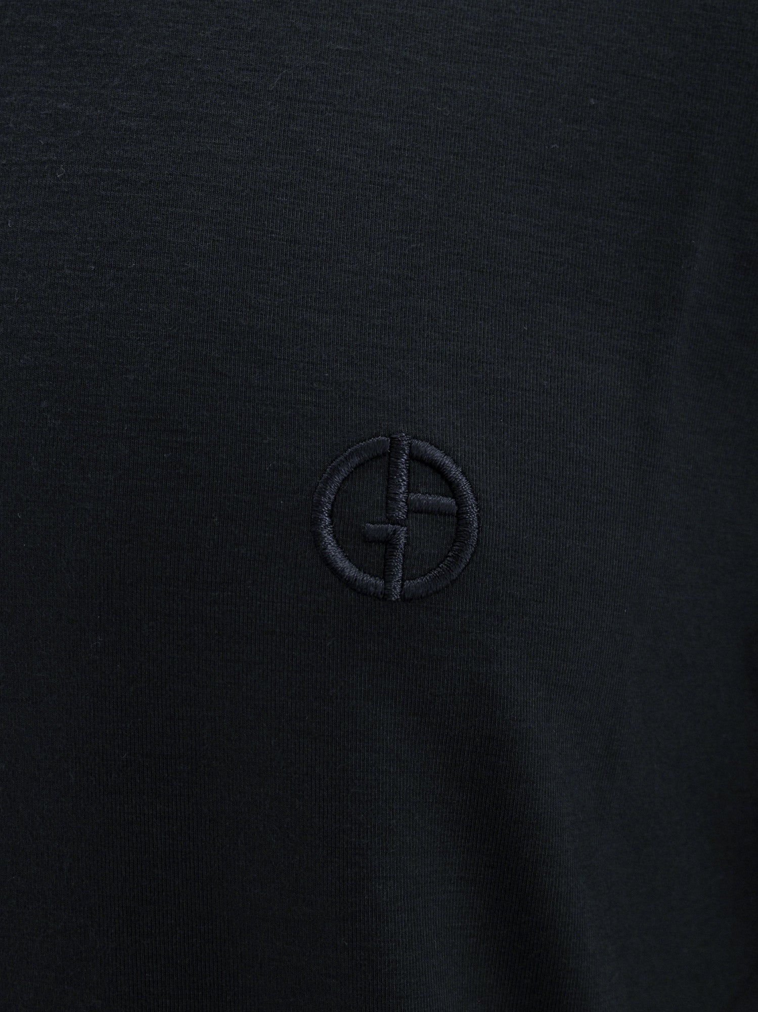 Giorgio Armani T-shirts and Polos Black Viscosa Elastane