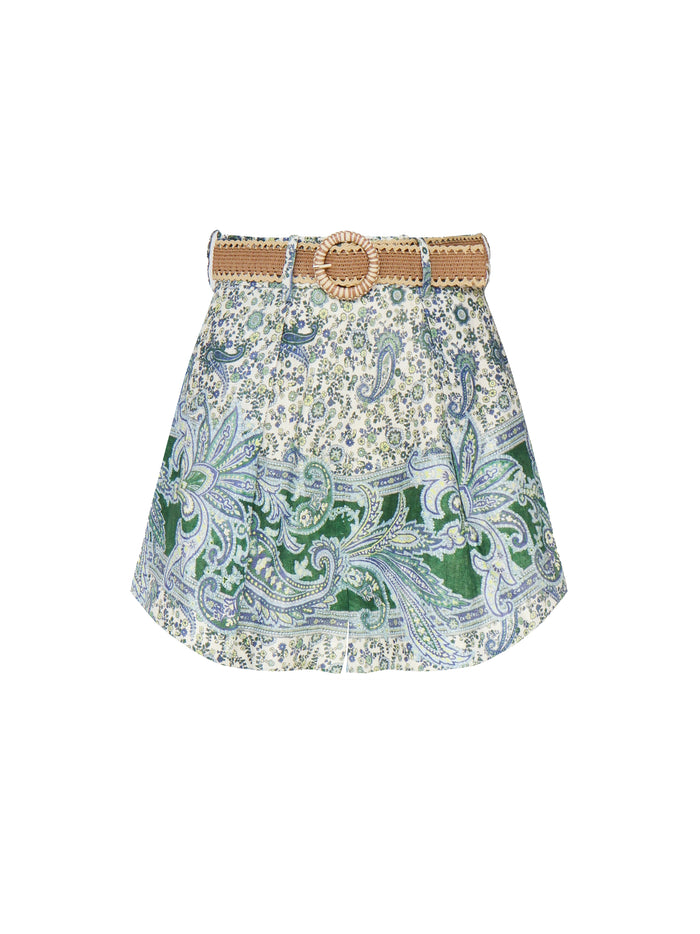 Zimmermann Shorts Blue Linen