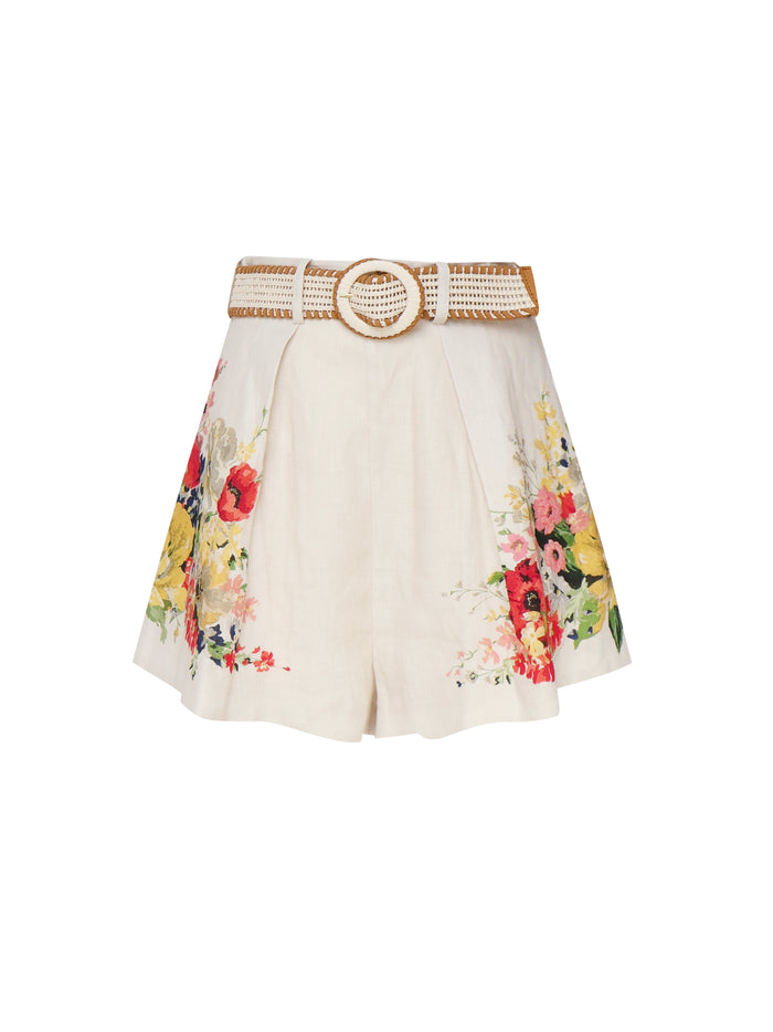 Zimmermann Shorts White Linen