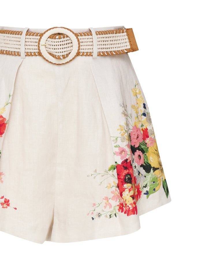 Zimmermann Shorts White Linen
