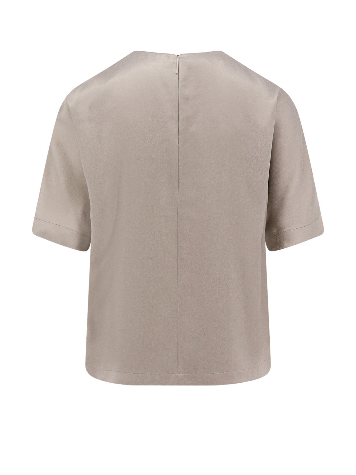 Giorgio Armani T-Shirts And Polos Grey Eco-viscosa Cupro