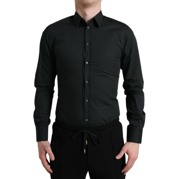 Dolce & Gabbana 78% Cotton shirt in black