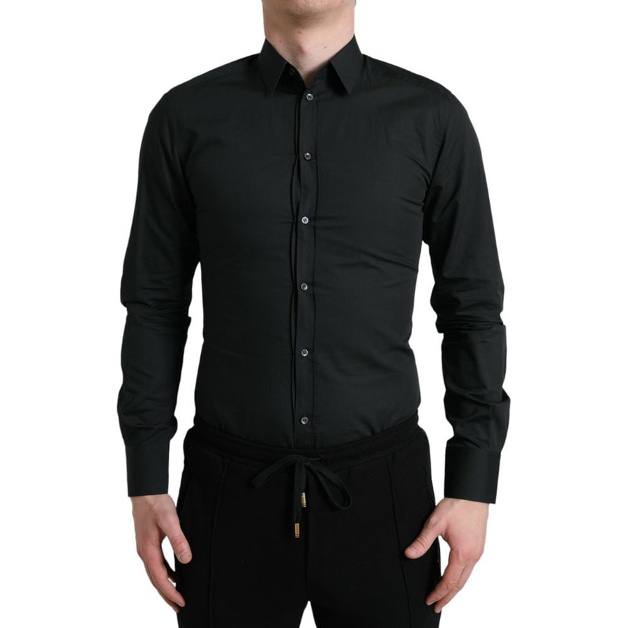 Dolce & Gabbana 78% Cotton shirt in black