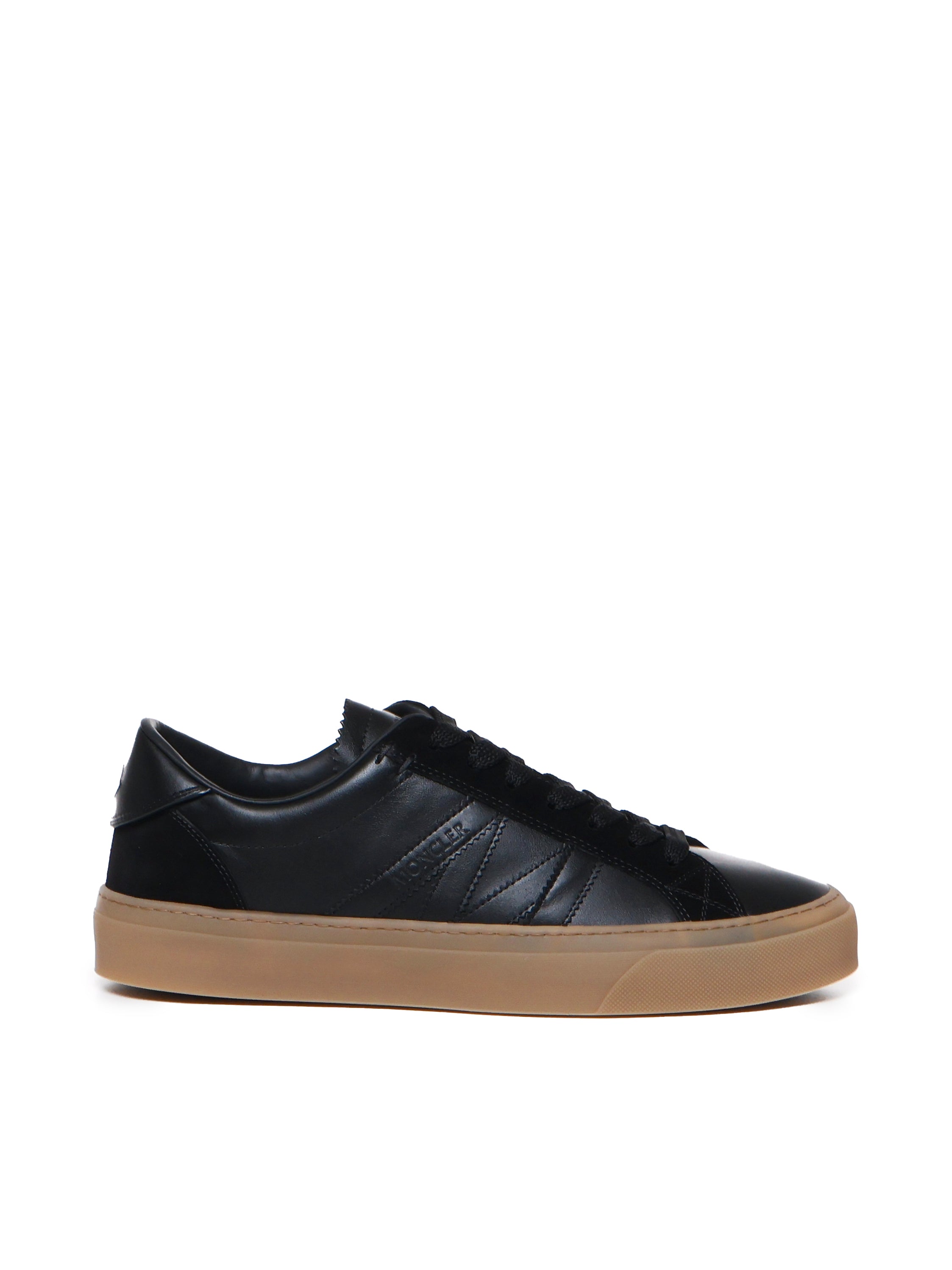 Moncler Sneakers Black, Biscuit Calfskin