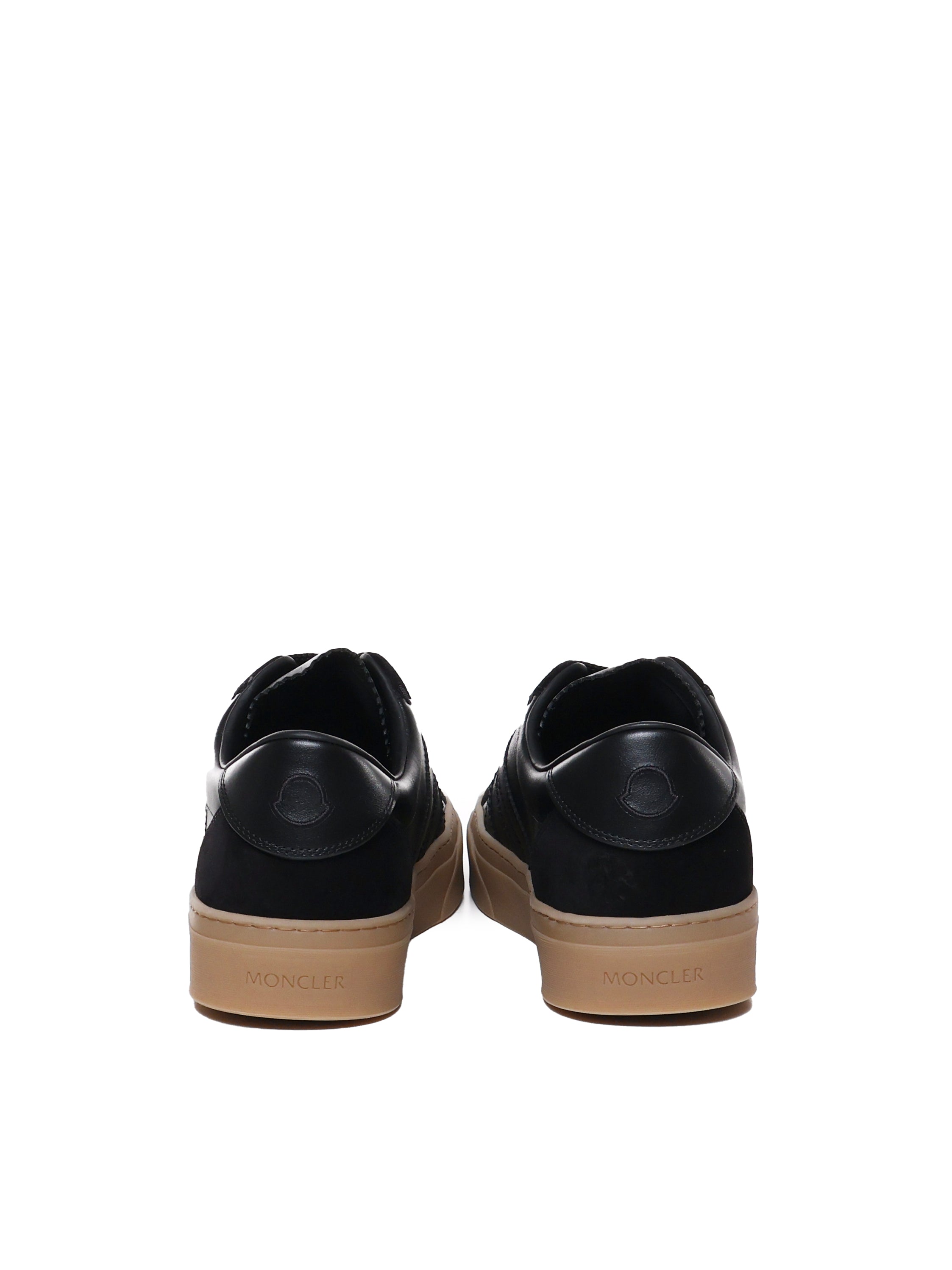 Moncler Sneakers Black, Biscuit Calfskin