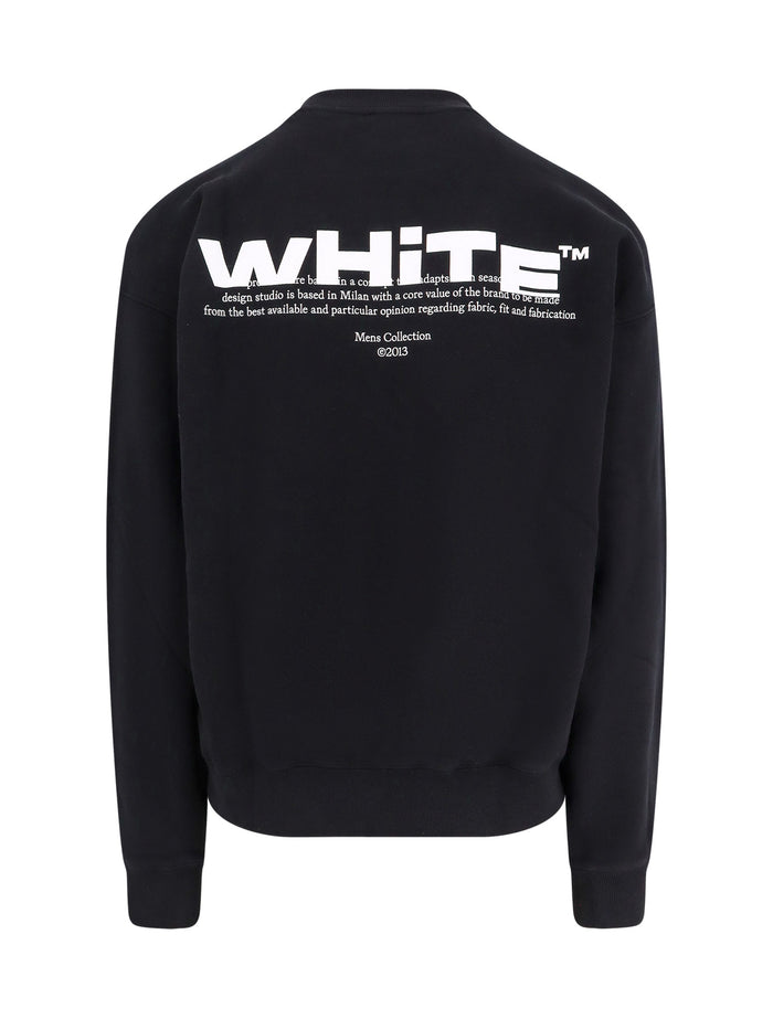 Off White Sweaters Black Cotone