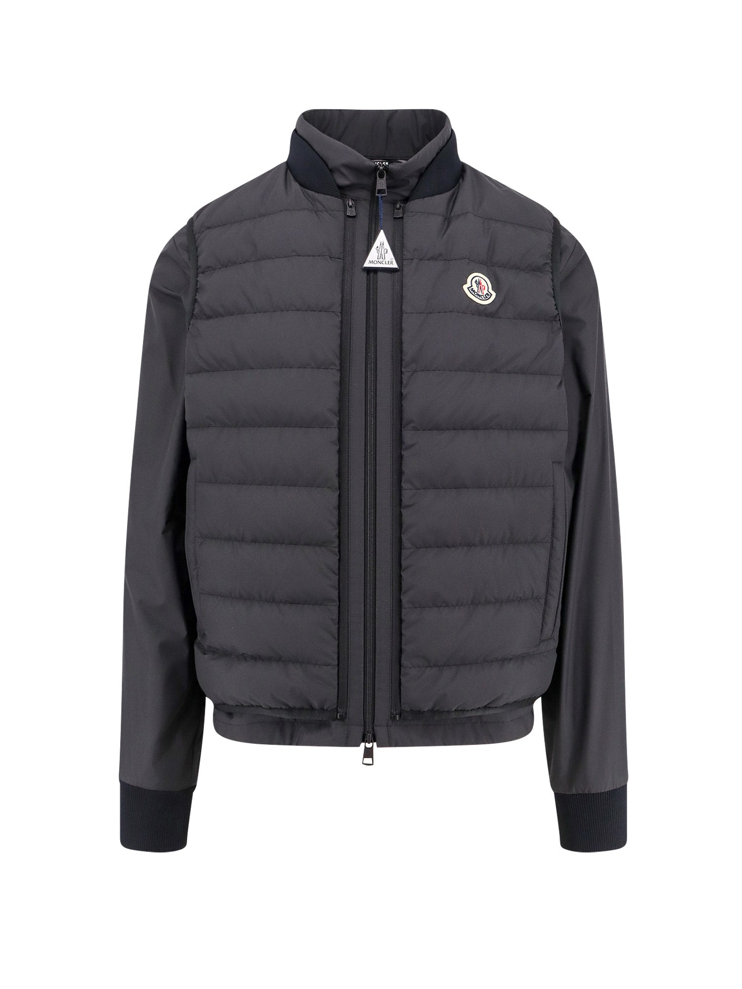 Moncler Jackets Black Poliestere