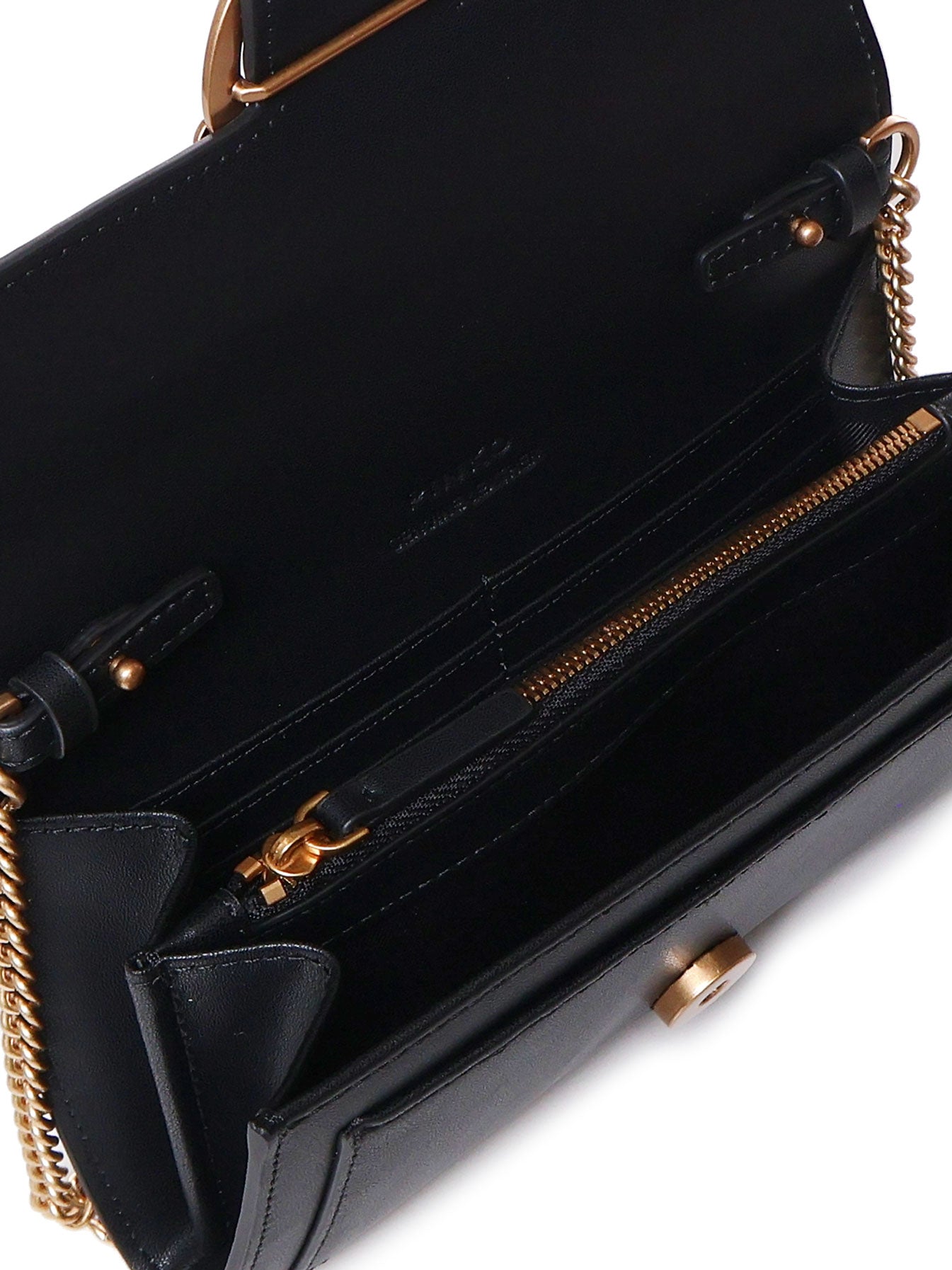 Pinko Wallets Black Cowhide