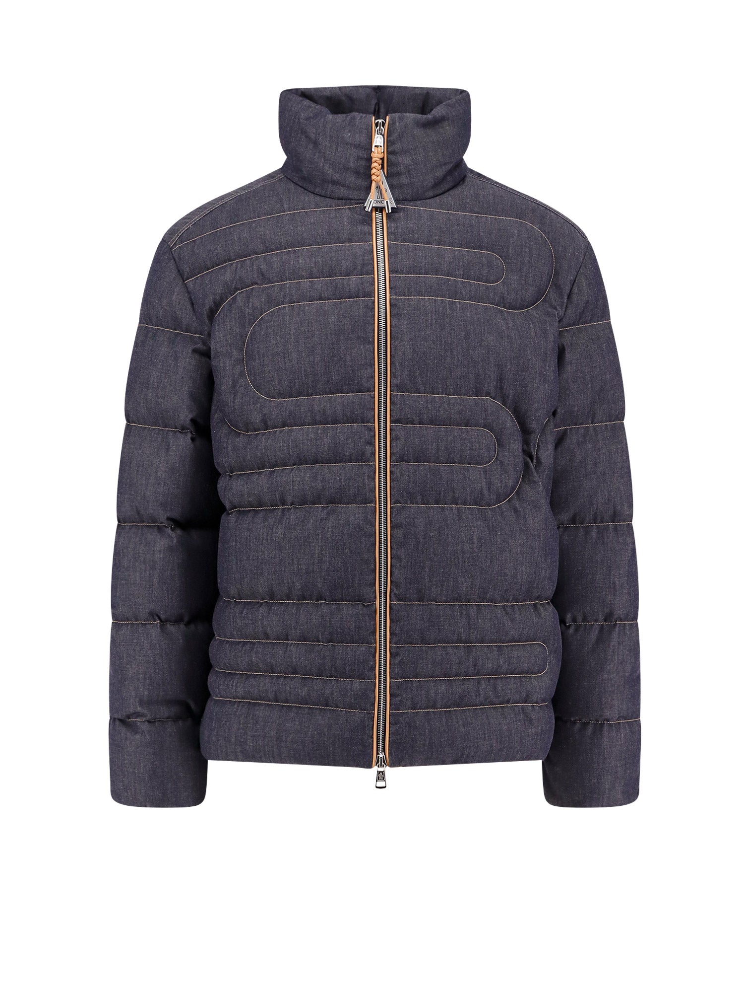 Moncler Jackets Blue Cotone Elastan