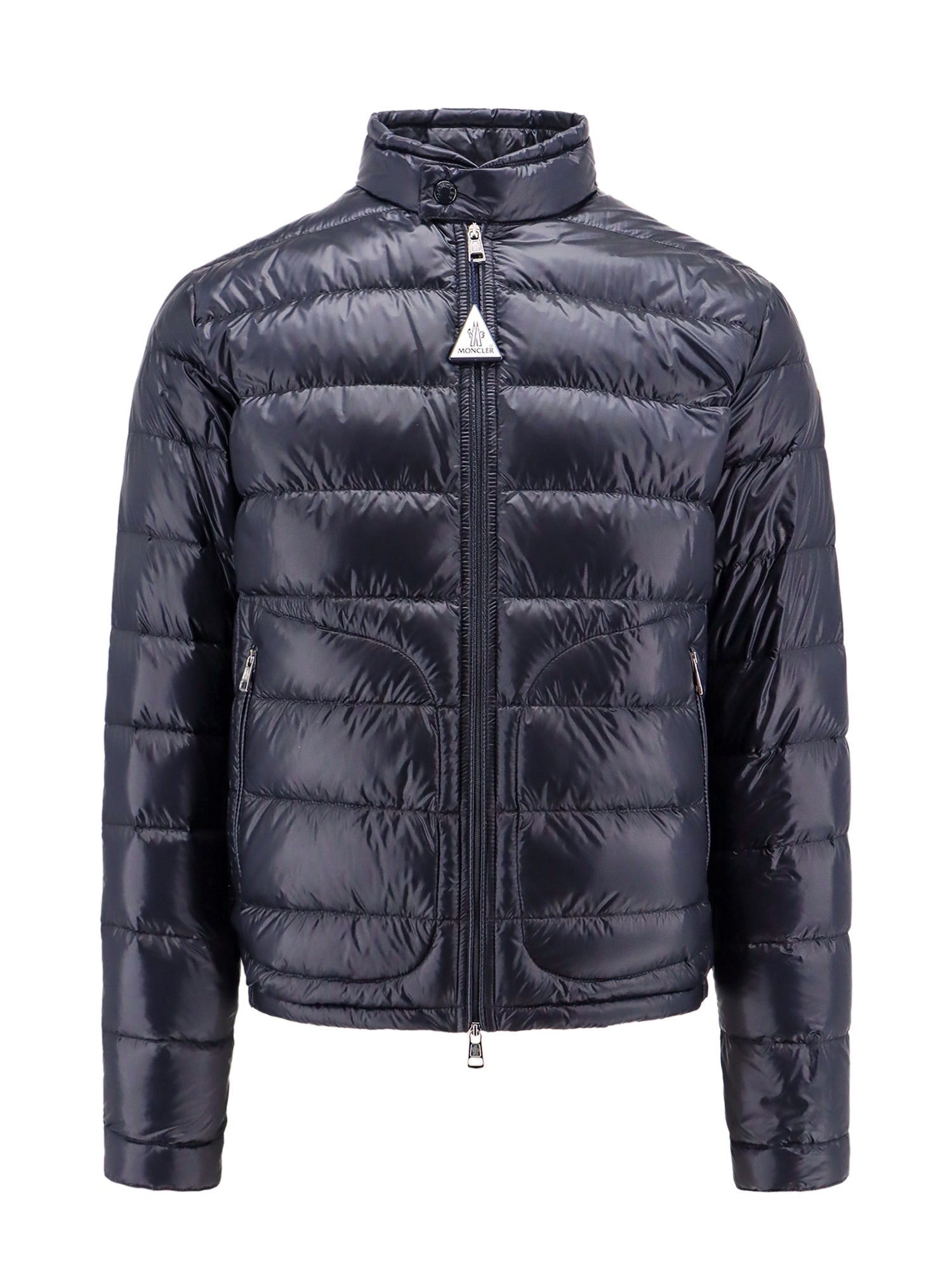 Moncler Jackets Blue Poliammide
