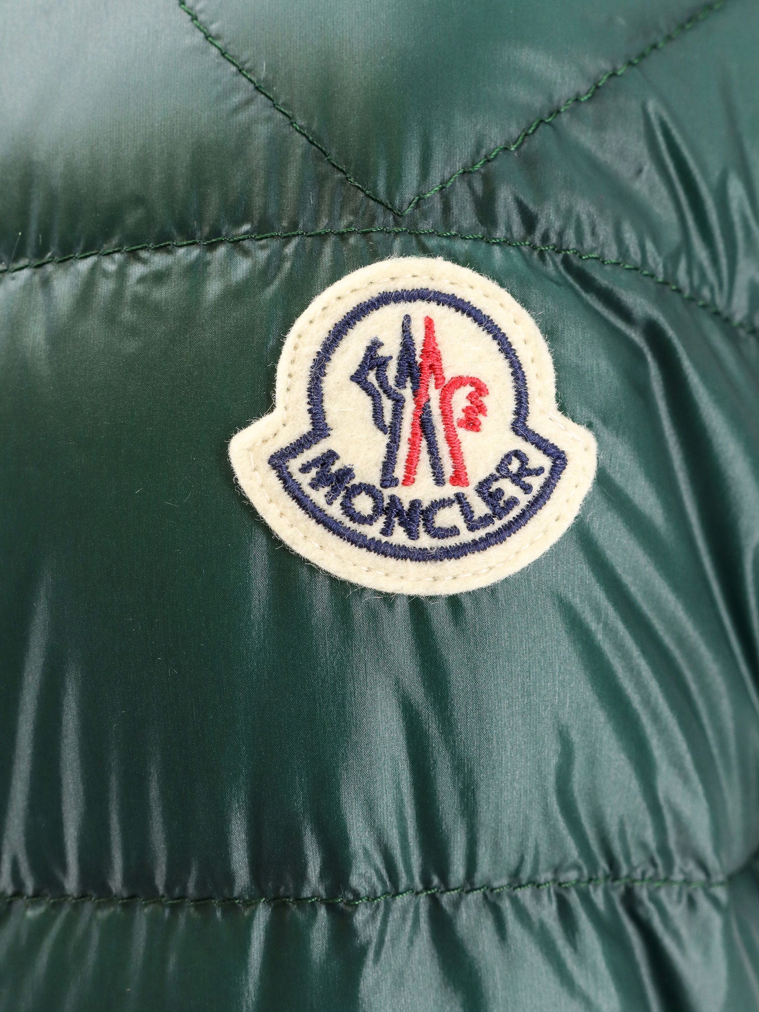 Moncler Jackets Green Poliammide
