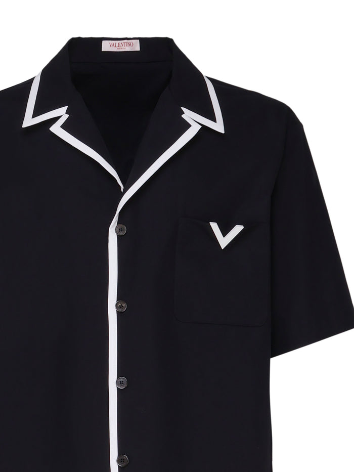 Valentino Garavani Shirts Blue Cotton