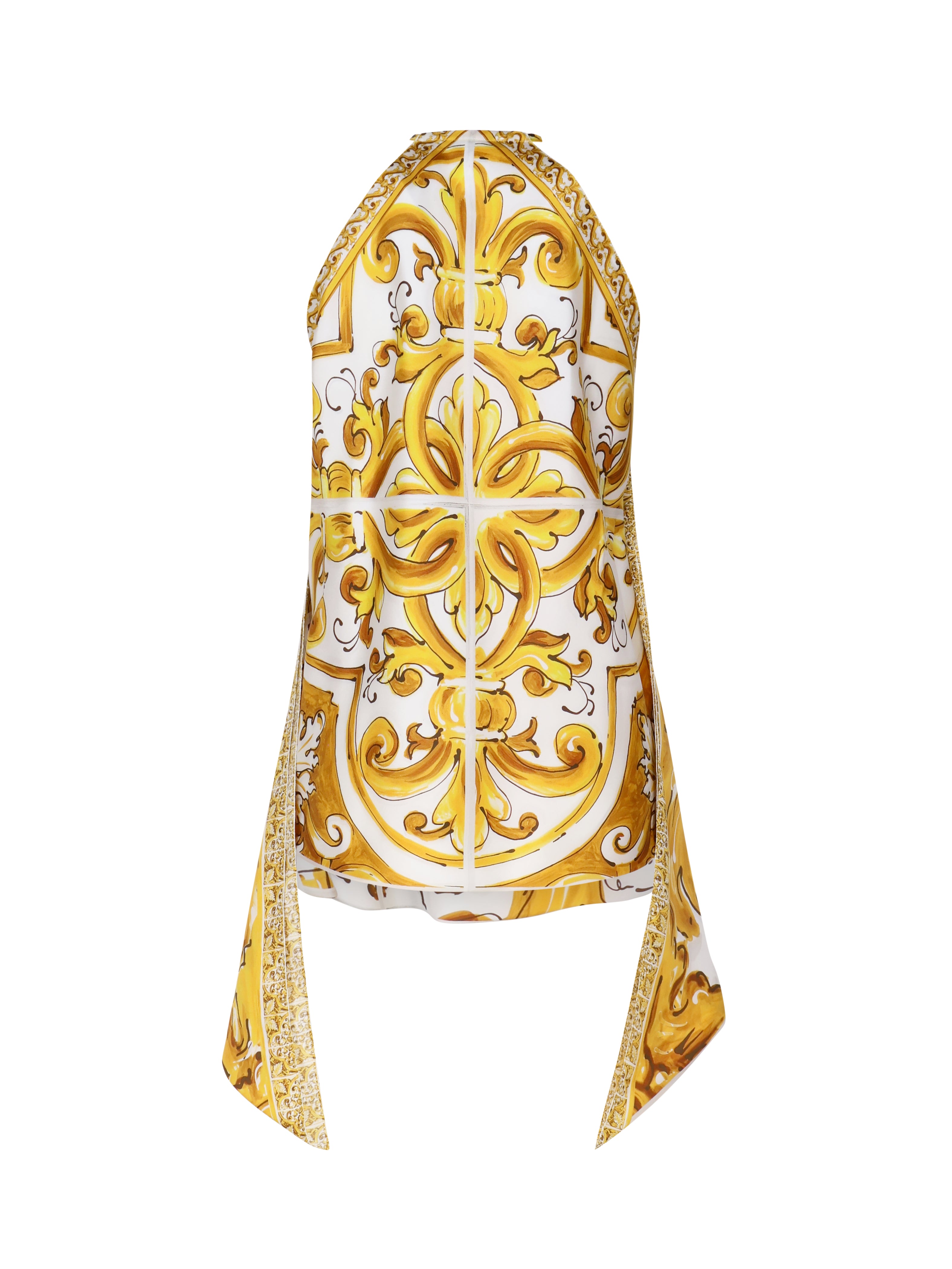 Dolce & Gabbana Top White, Yellow